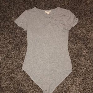 Forever21 grey bodysuit